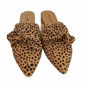 Queen George Patterned Slide On Loafers